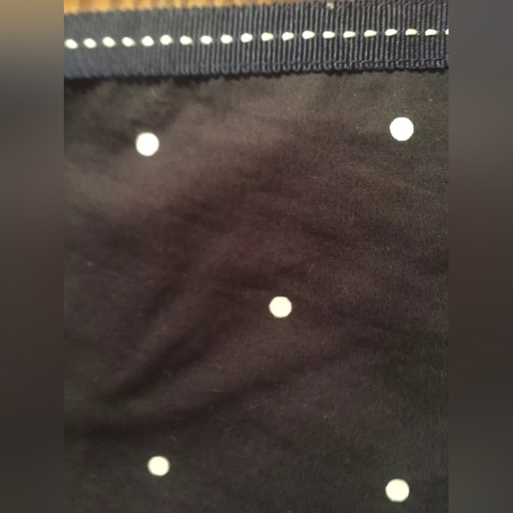 Tommy Hilfiger navy blue and white polka dot pencil skirt size 16 - Picture 4 of 11